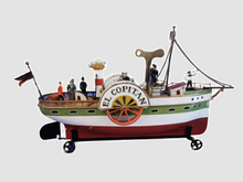 Laden Sie das Bild in den Galerie-Viewer, Märklin Raddampfer "El Copitan" No. 5033 um 1906