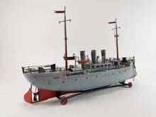 Laden Sie das Bild in den Galerie-Viewer, Bing Kriegsschiff "Mars" 62 cm Dampfantrieb um 1905 | 7.890€