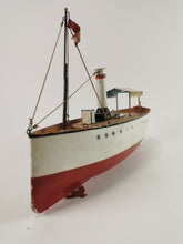 Laden Sie das Bild in den Galerie-Viewer, Märklin Ausflugsdampfer Schiff No. 5054 Uhrwerkantrieb 34 cm - absolut Original! | 20.999€