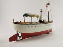 Laden Sie das Bild in den Galerie-Viewer, Märklin Ausflugsdampfer Schiff No. 5054 Uhrwerkantrieb 34 cm - absolut Original! | 20.999€