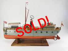 Laden Sie das Bild in den Galerie-Viewer, Bing Flussdampfer No. 155/53 64 cm um 1904