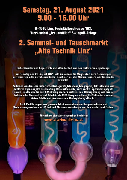2. Sammel- und Tauschmarkt "Alte Technik Linz"