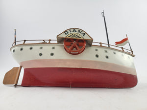 Märklin river paddle wheeler „Diana“ No. 5031 31 cm around 1909