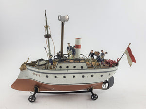 Märklin canon boat "Iltis" No. 1084 around 1901 32 cm