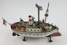 Laden Sie das Bild in den Galerie-Viewer, Märklin Kanonenboot &quot;Iltis&quot; No. 1084 um 1901 32 cm
