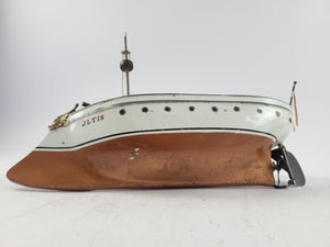 Märklin canon boat "Iltis" No. 1084 around 1901 32 cm
