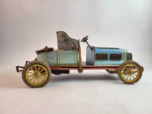 Bing blue racing car 39 cm No. 71 from 1905 - very rare!