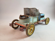 Load image into Gallery viewer, Bing blue racing car 39 cm No. 71 from 1905 - very rare!
