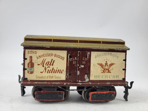 Märklin Spur 0 Bierwagen-Zug Pabst Malt Nutrine Budweiser Schlitz