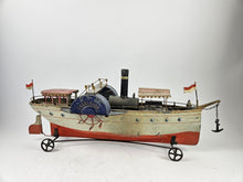 Load image into Gallery viewer, Carette paddle steamer Excelsior L: 63 cm with steam drive | 13.999€
