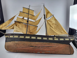  Blechspielzeug Segelschiff um 1890 imposante 115 cm lang | 14.499€