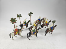 Load image into Gallery viewer, Heyde 7 x Arabians on horseback height: 13 cm in original condition | 5.999€
