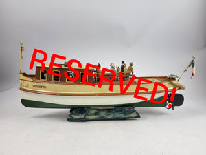 Marklin boat Vedette No. 5055/44 with clockwork