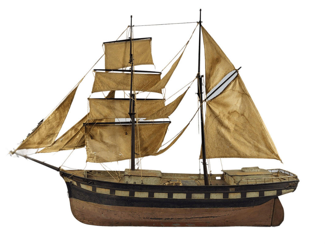 Tin Toy salining ship around 1890 impressive 115 cm | 14.499€