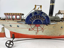 Load image into Gallery viewer, Carette paddle steamer Excelsior L: 63 cm with steam drive | 13.999€
