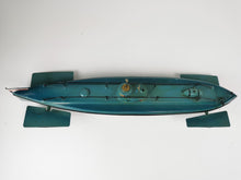 Laden Sie das Bild in den Galerie-Viewer, Märklin U-Boot 5081/41 blau Original um 1930 | 2.699€

