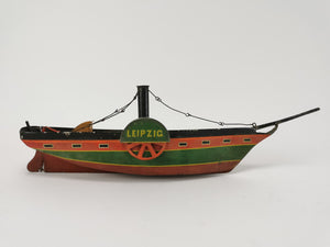 Rock & Graner paddle wheeler "Leipzig" around 1890 | special price 7.999€