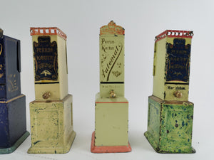 Bing sechs seltene Ticketautomaten No. 9209/1 15,5 cm um 1902 | 5.999€