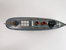 Load image into Gallery viewer, Bing autom. firing gunboat clockwork drive with original box 38 cm | 2.199€
