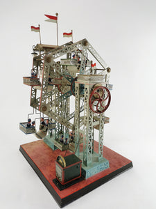 Doll ferris wheel with crank drive and music around 1930 | 8.999€