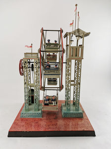 Doll ferris wheel with crank drive and music around 1930 | 8.999€