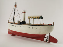 Load image into Gallery viewer, Marklin  excursion steamer No. 5054 clockwork 34 cm - original condition! | 20.999€
