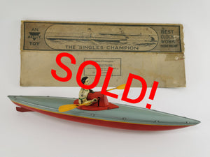 Abbey Toy "the singles-champion" germany rower with original box 49 cm | 2.999€